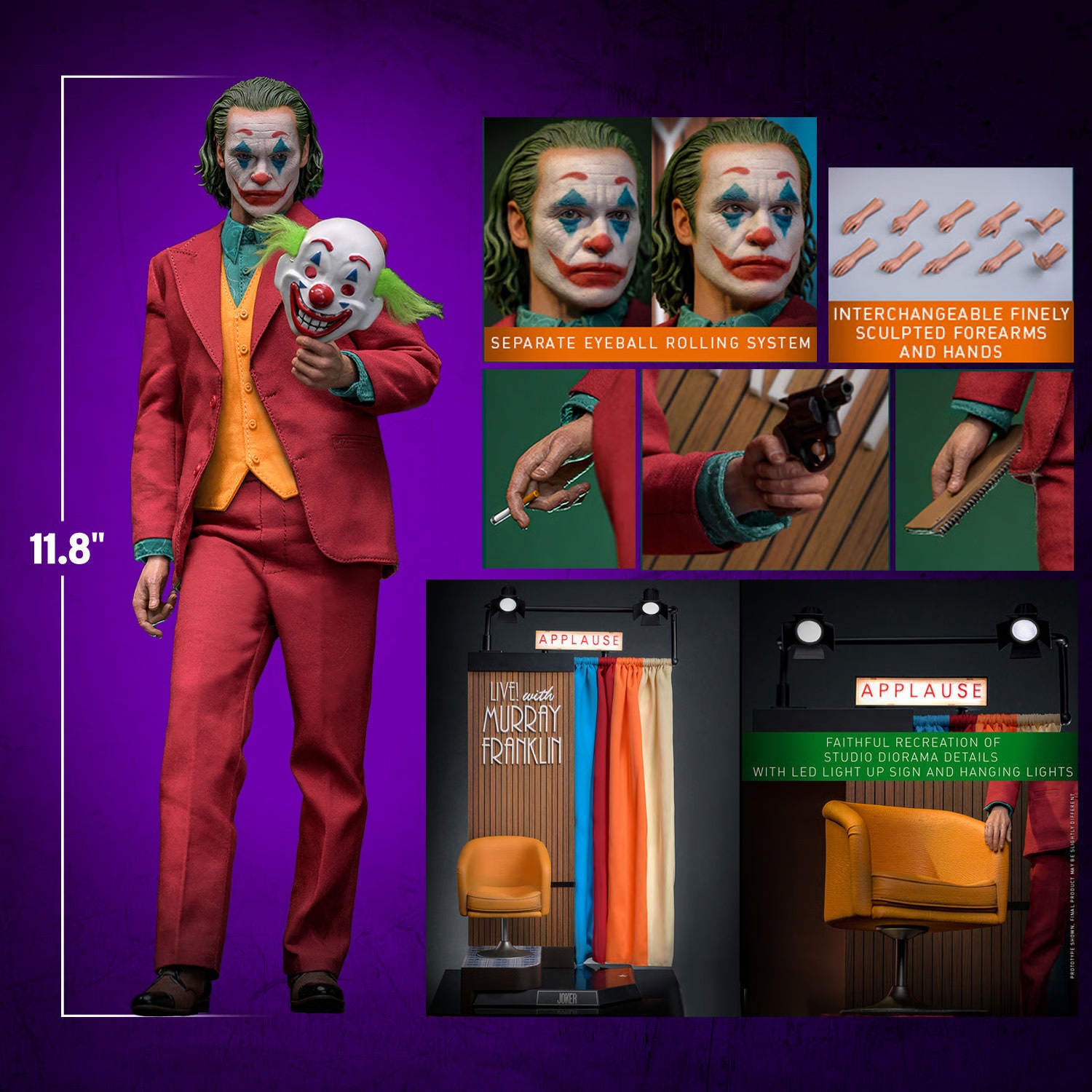 Figura The Joker - The Joker - 1/6 Scale - Hot Toys – Iron Studios