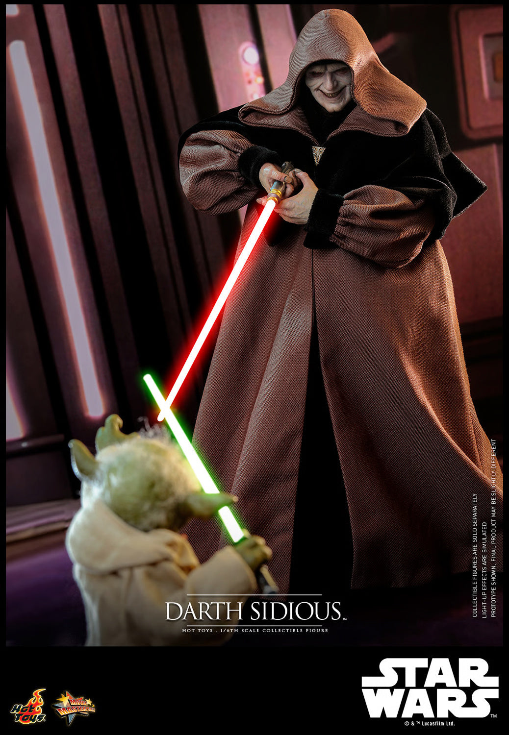 Figura Darth Sidious - Star Wars - 1/6 Scale - Hot Toys – Iron