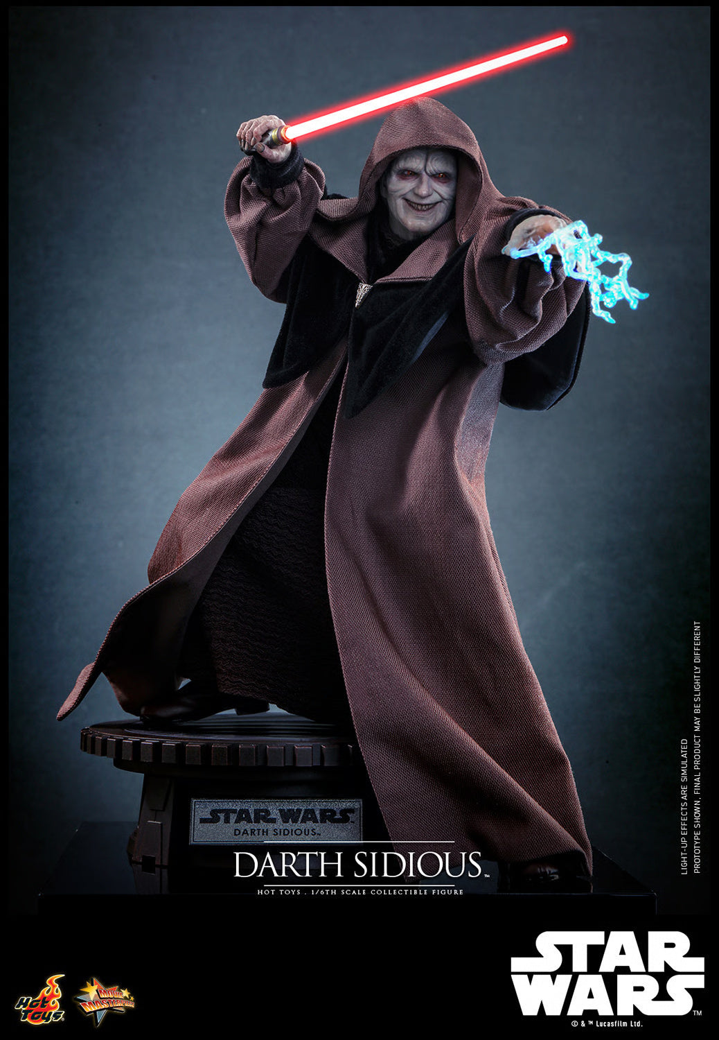 クローンウォーズ　DARTH SIDIOUS Figura Darth Sidious - Star Wars: The Clone Wars - Sixth Scale