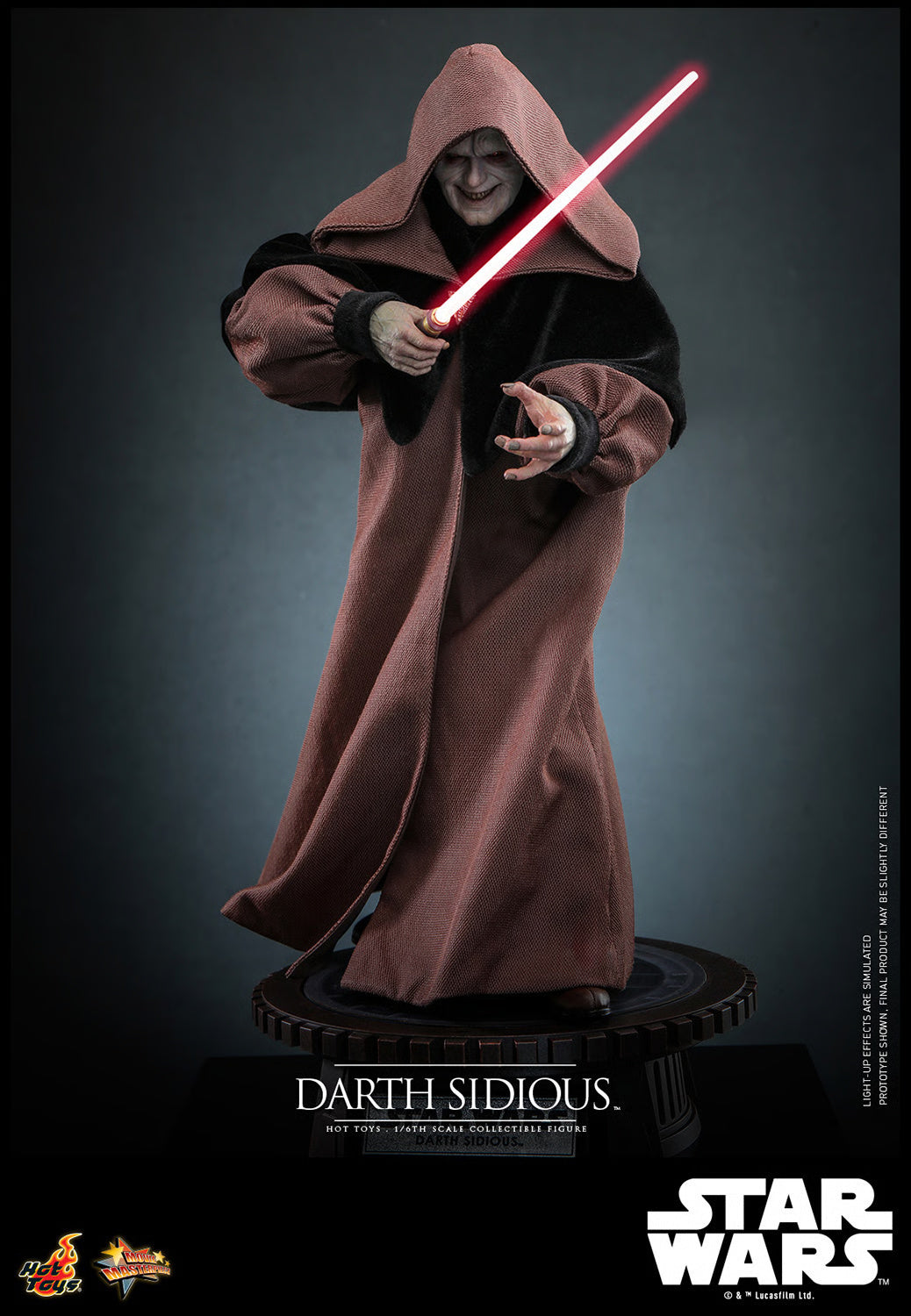 Figura Darth Sidious - Star Wars - 1/6 Scale - Hot Toys – Iron