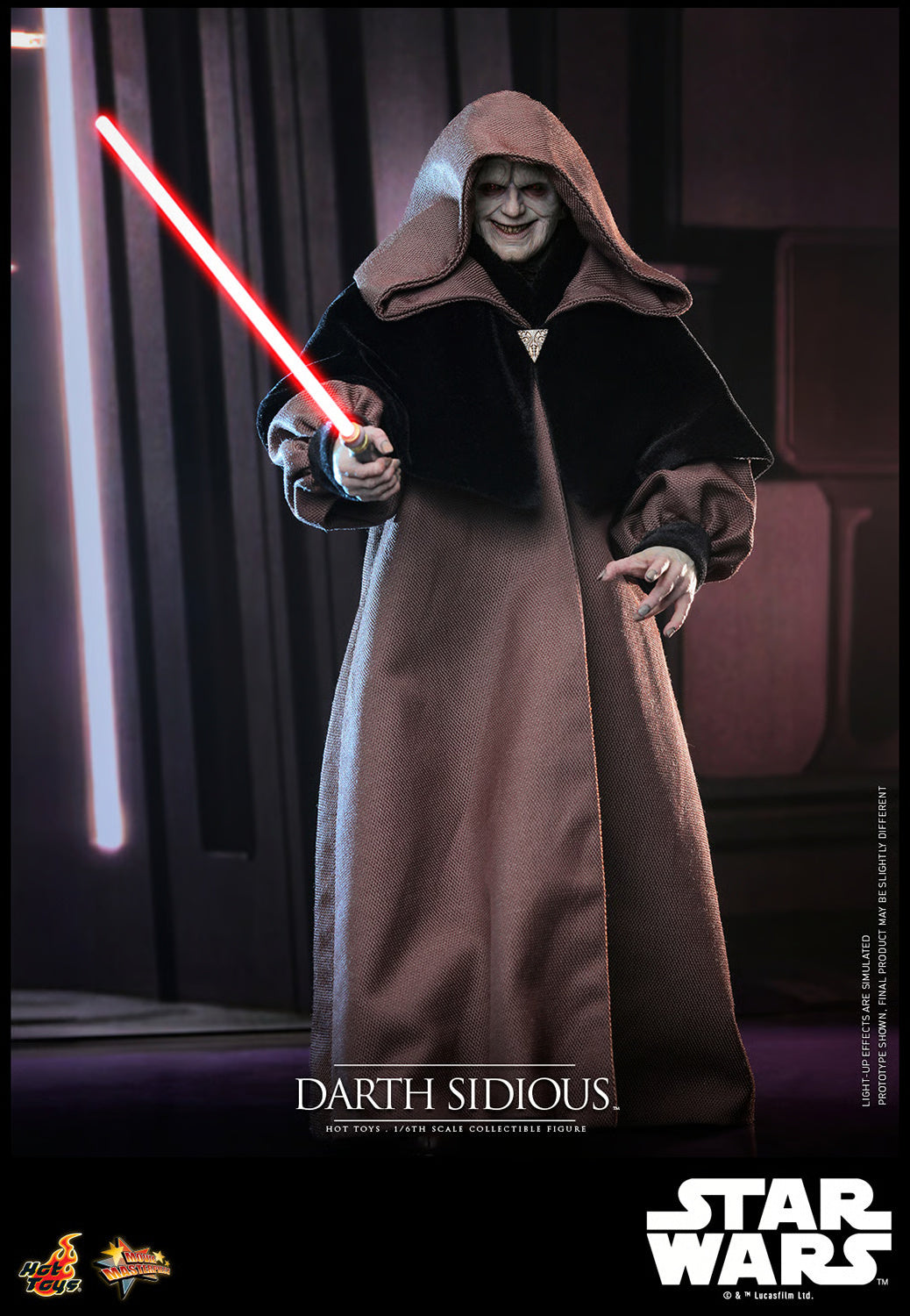 Figura Darth Sidious - Star Wars - 1/6 Scale - Hot Toys – Iron