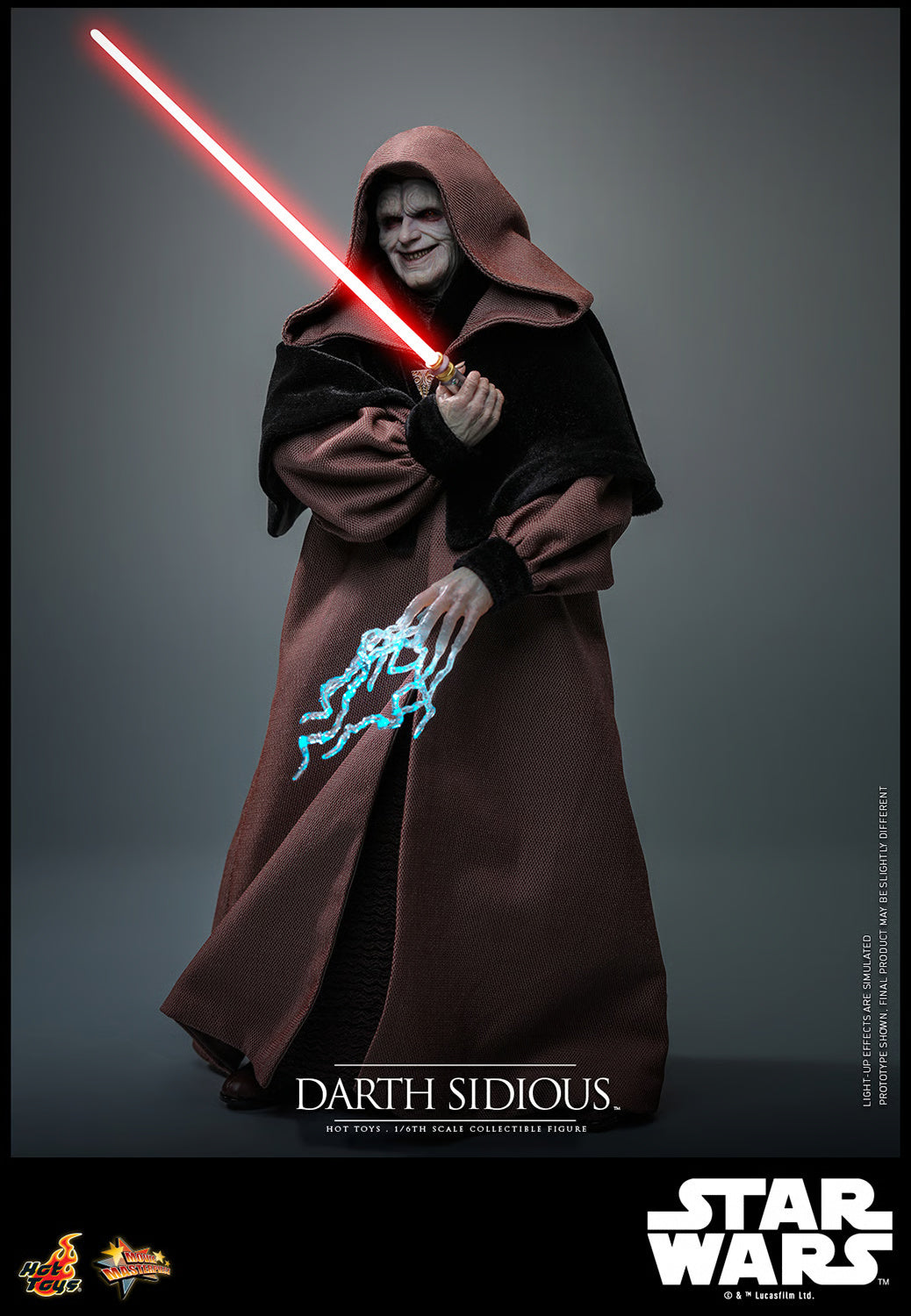 Figura Darth Sidious - Star Wars - 1/6 Scale - Hot Toys – Iron