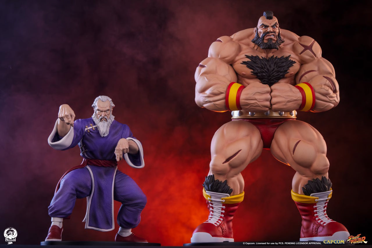 Estátua Zangief & Gen - Street Fighter - Escala 1/10 Collectible