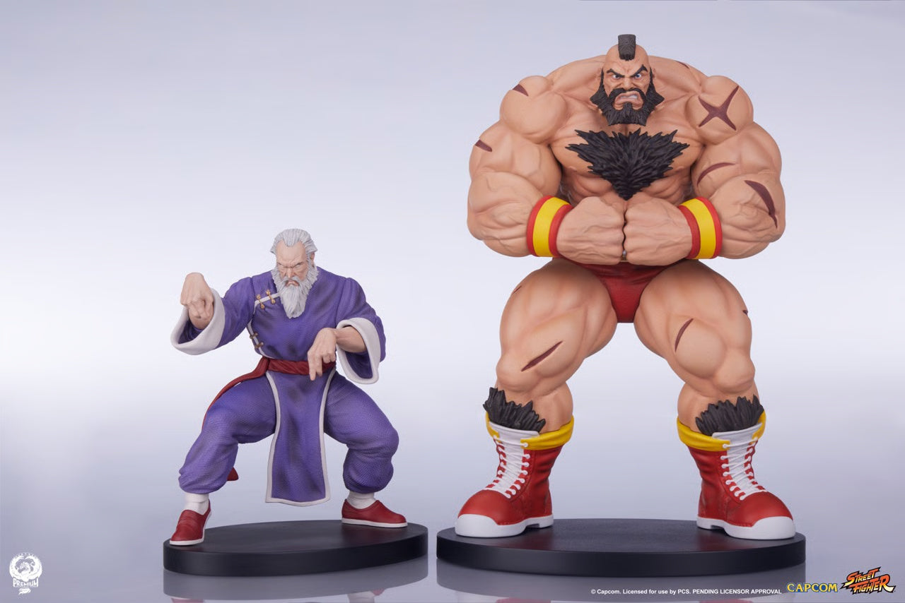 Estátua Zangief & Gen - Street Fighter - Escala 1/10 Collectible