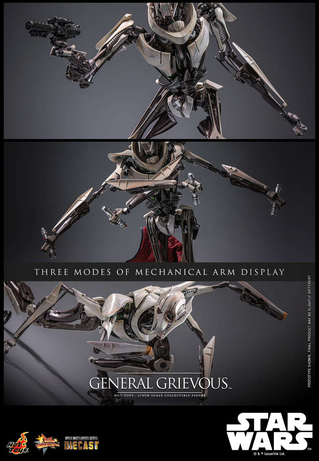 Figura General Grievous - Star Wars - 1/6 Scale - Hot Toys