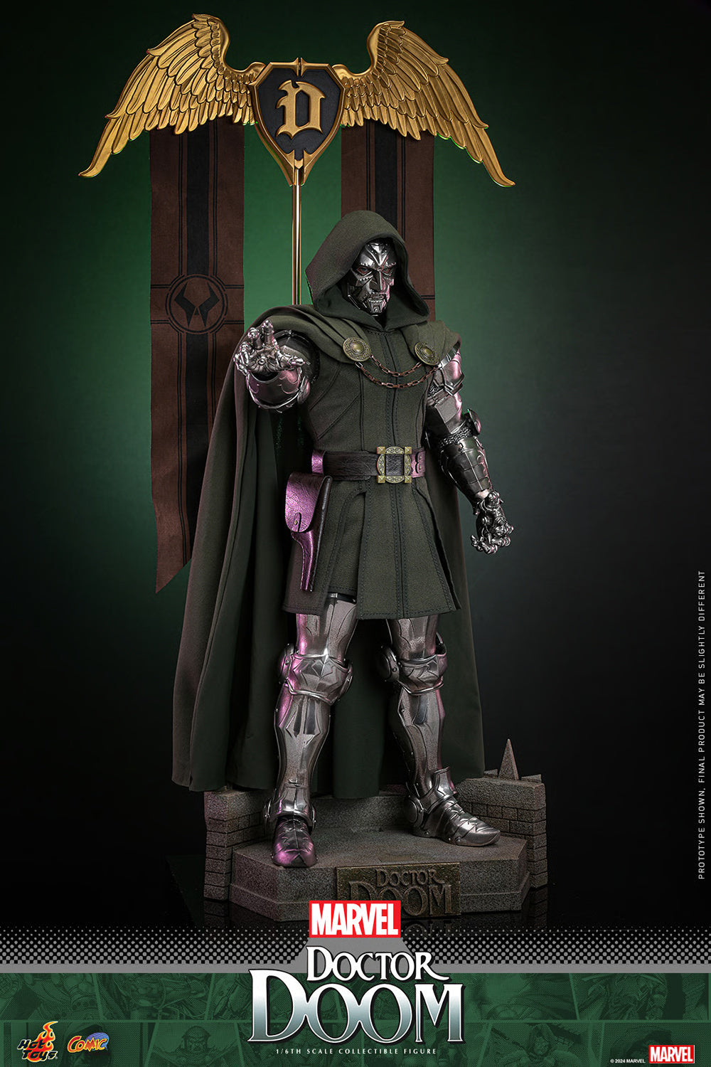 IRON MONARCH （Dr.Doom)1/6スケールフィギュア Figura Doctor Doom - Fantastic Four - 1/6 Scale - Hot Toys – Iron