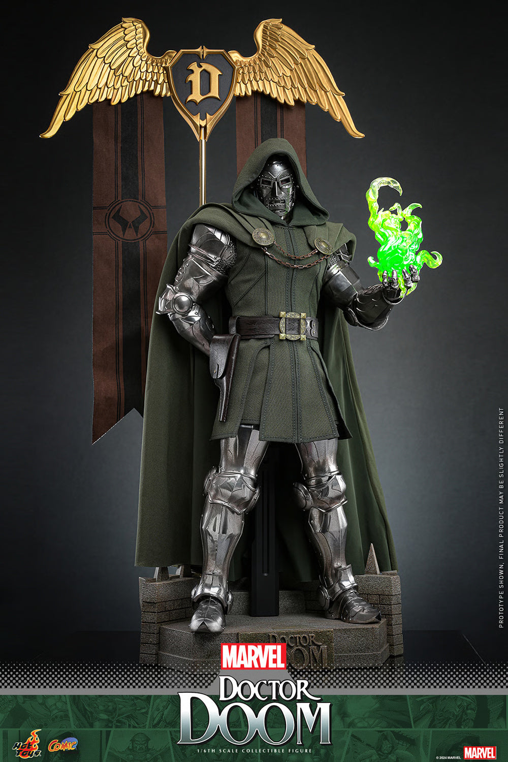 IRON MONARCH （Dr.Doom)1/6スケールフィギュア Figura Doctor Doom - Fantastic Four - 1/6 Scale - Hot Toys – Iron