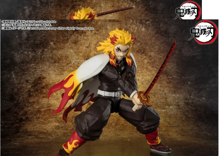 Figura Kyojuro Rengoku – Demon Slayer: Kimetsu no Yaiba – S.H.Figuarts – Bandai