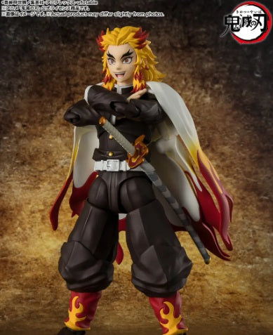 Figura Kyojuro Rengoku – Demon Slayer: Kimetsu no Yaiba – S.H.Figuarts – Bandai
