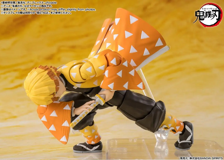 Figura Zenitsu Agatsuma – Demon Slayer: Kimetsu no Yaiba – S.H.Figuarts – Bandai