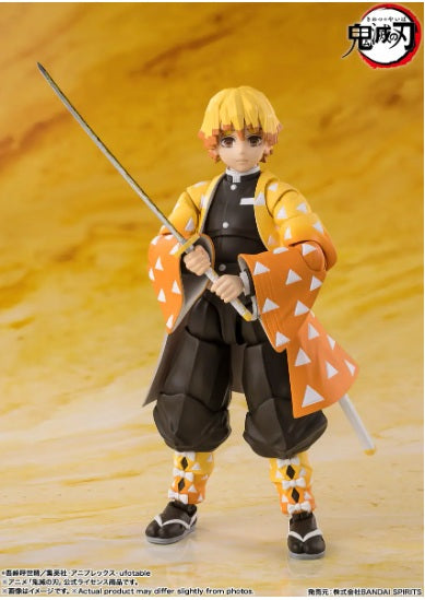 Figura Zenitsu Agatsuma – Demon Slayer: Kimetsu no Yaiba – S.H.Figuarts – Bandai