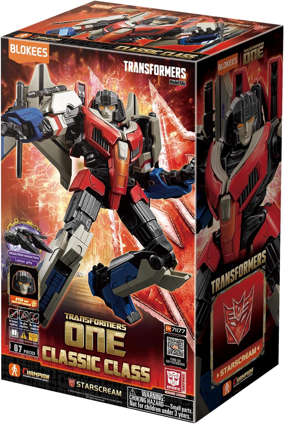 Figura Starscream (Transformers ONE 2024) – Transformers – Classic Class 16 – Blokees