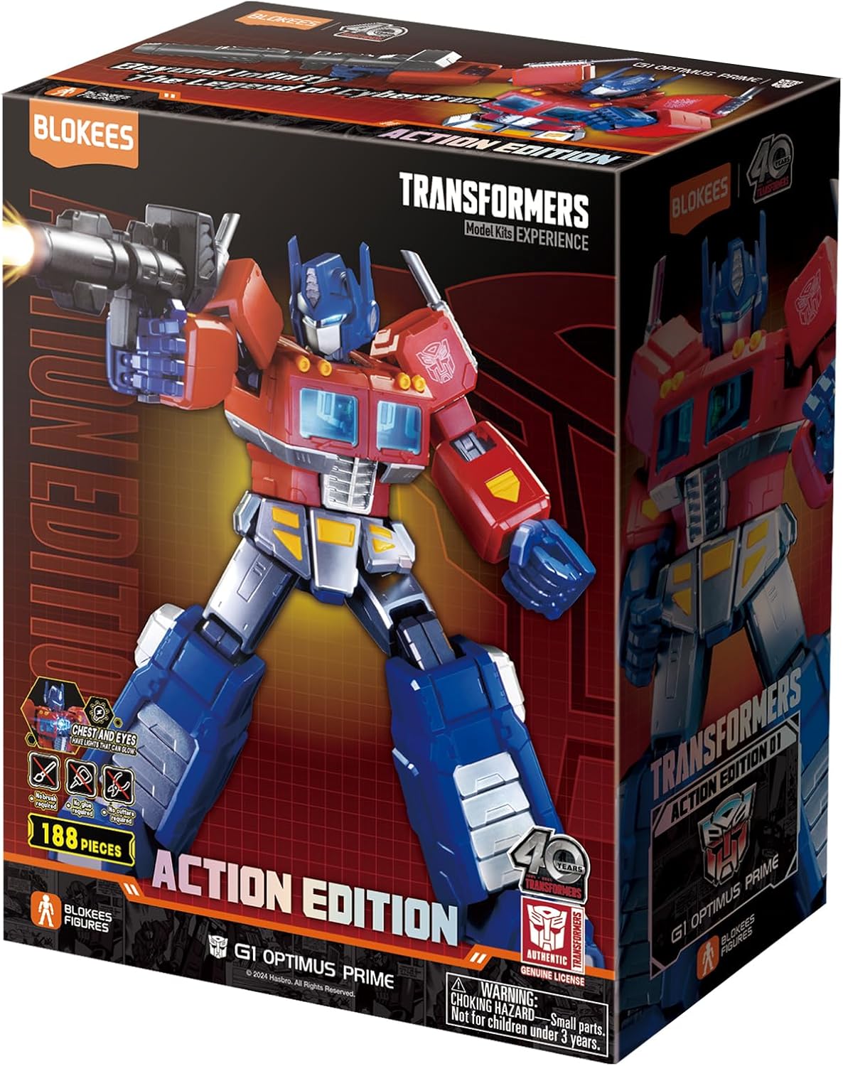 Figura Optimus Prime G1 – Transformers – Action Edition 01