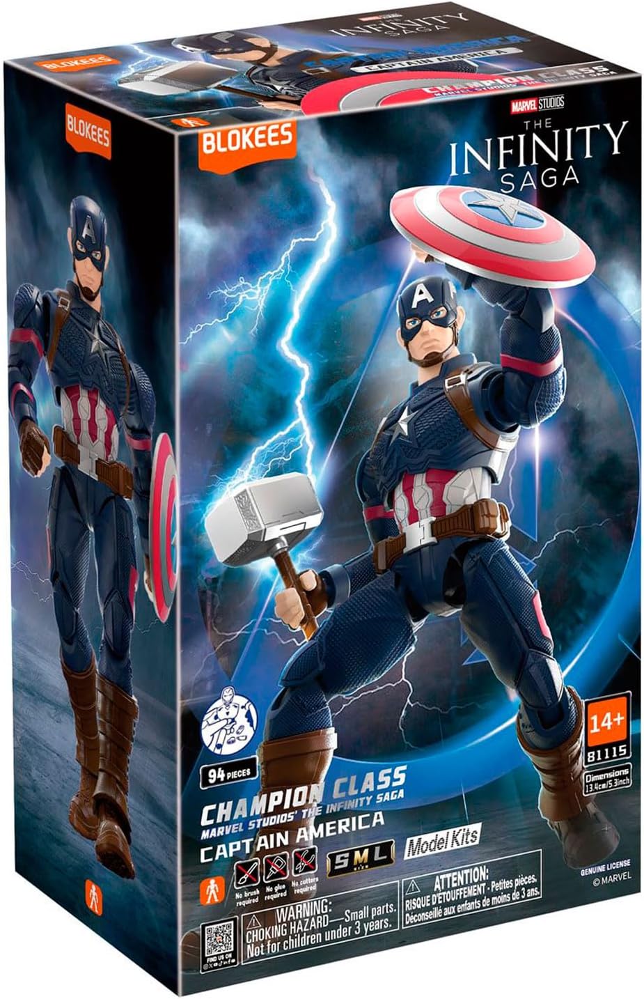 Figura Captain America – Marvel Infinity Saga – Champion Class – Blokees