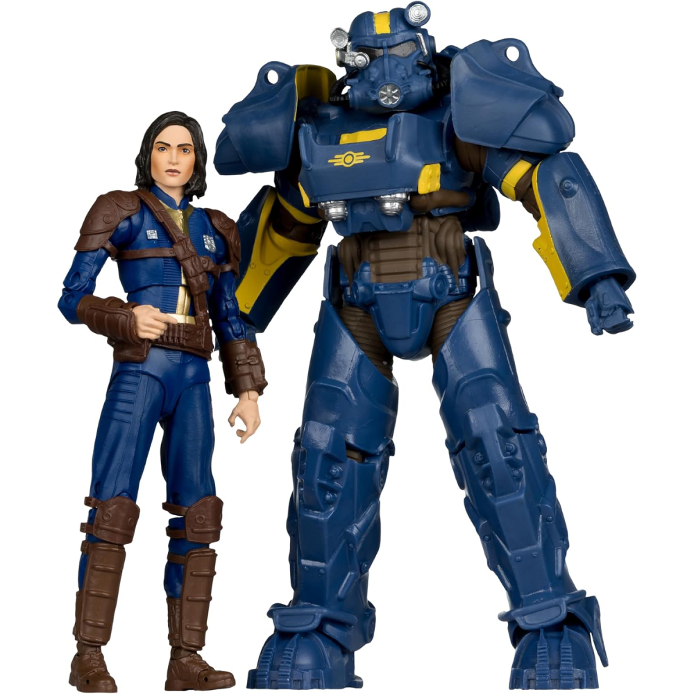 Figuras T-60 Vault Tec & Sole Survivor – Fallout 76 – 7” Figure 2PK – McFarlane