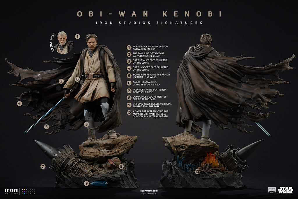 Voucher Pré-venda - Estátua Obi-Wan (Signatures) – Star Wars – Art Scale 1/10 – Iron Studios