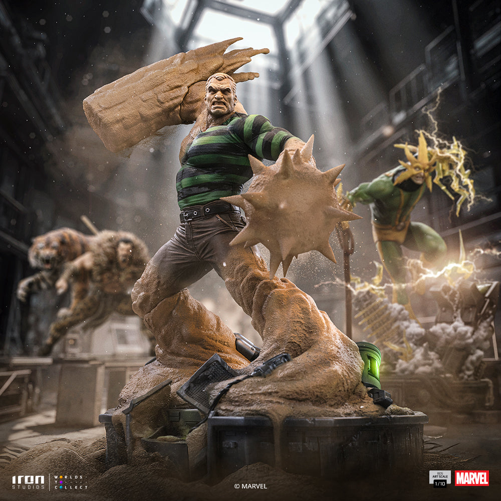 Estátua Sandman - Spider-Man vs Villains Diorama - Art Scale 1/10 - Iron Studios