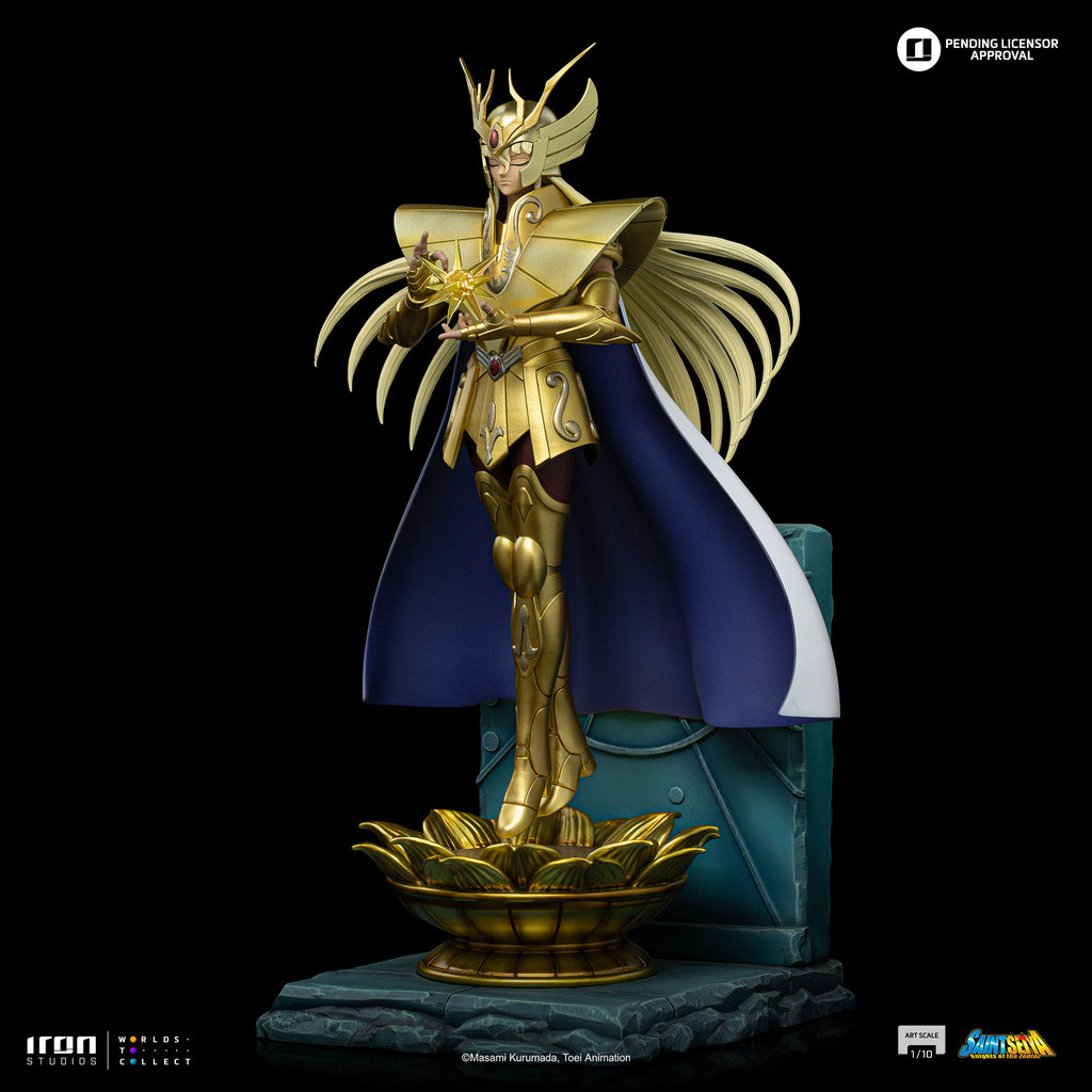 Estátua Shaka de Virgem - Os cavaleiros do Zodiaco - Art Scale 1/10 - Iron Studios