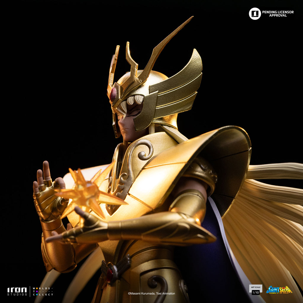 Estátua Shaka de Virgem - Os cavaleiros do Zodiaco - Art Scale 1/10 - Iron Studios