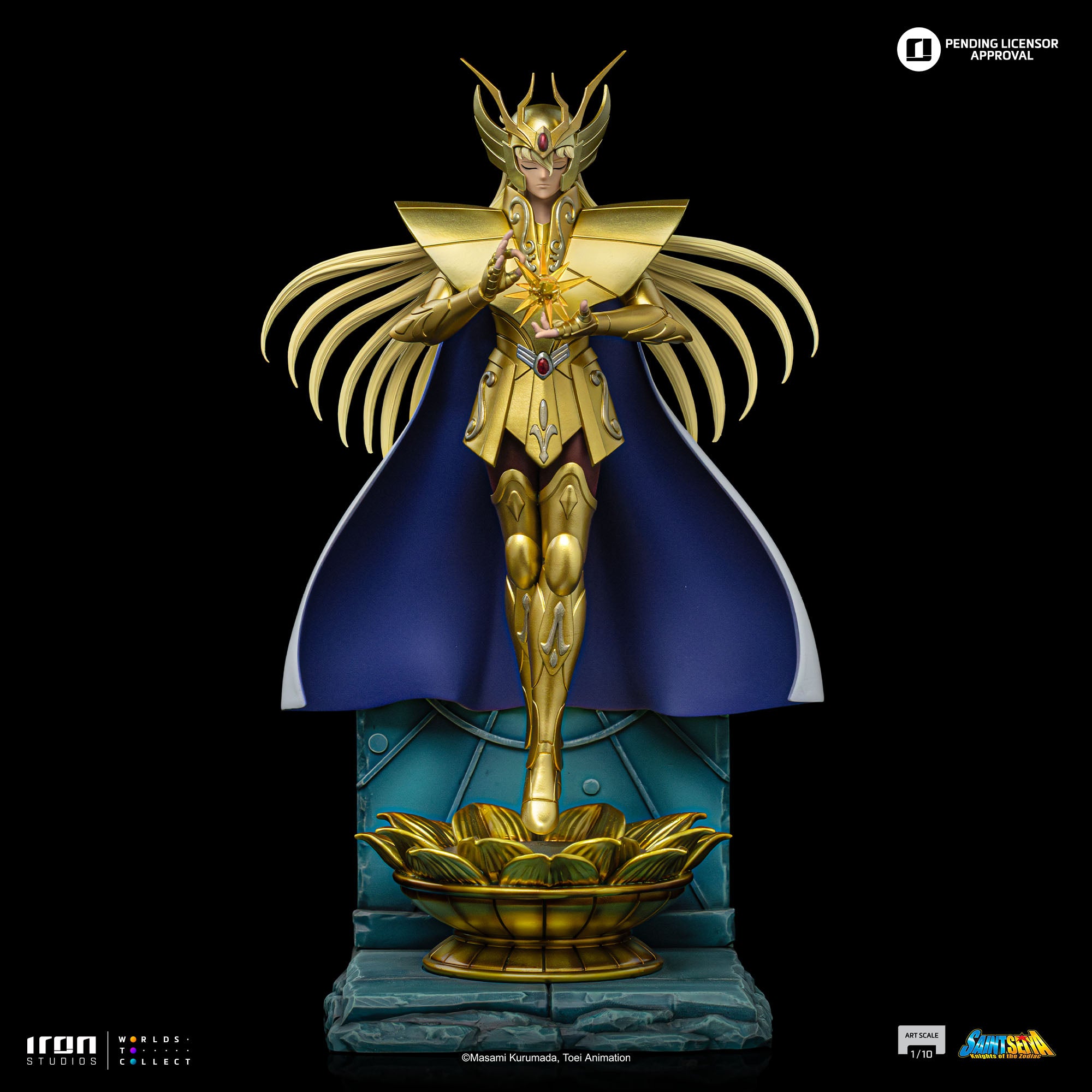 聖闘士星矢 Virgo Shaka Estátua Virgo Shaka - Saint Seiya - Art Scale 1/10 - Iron Studios