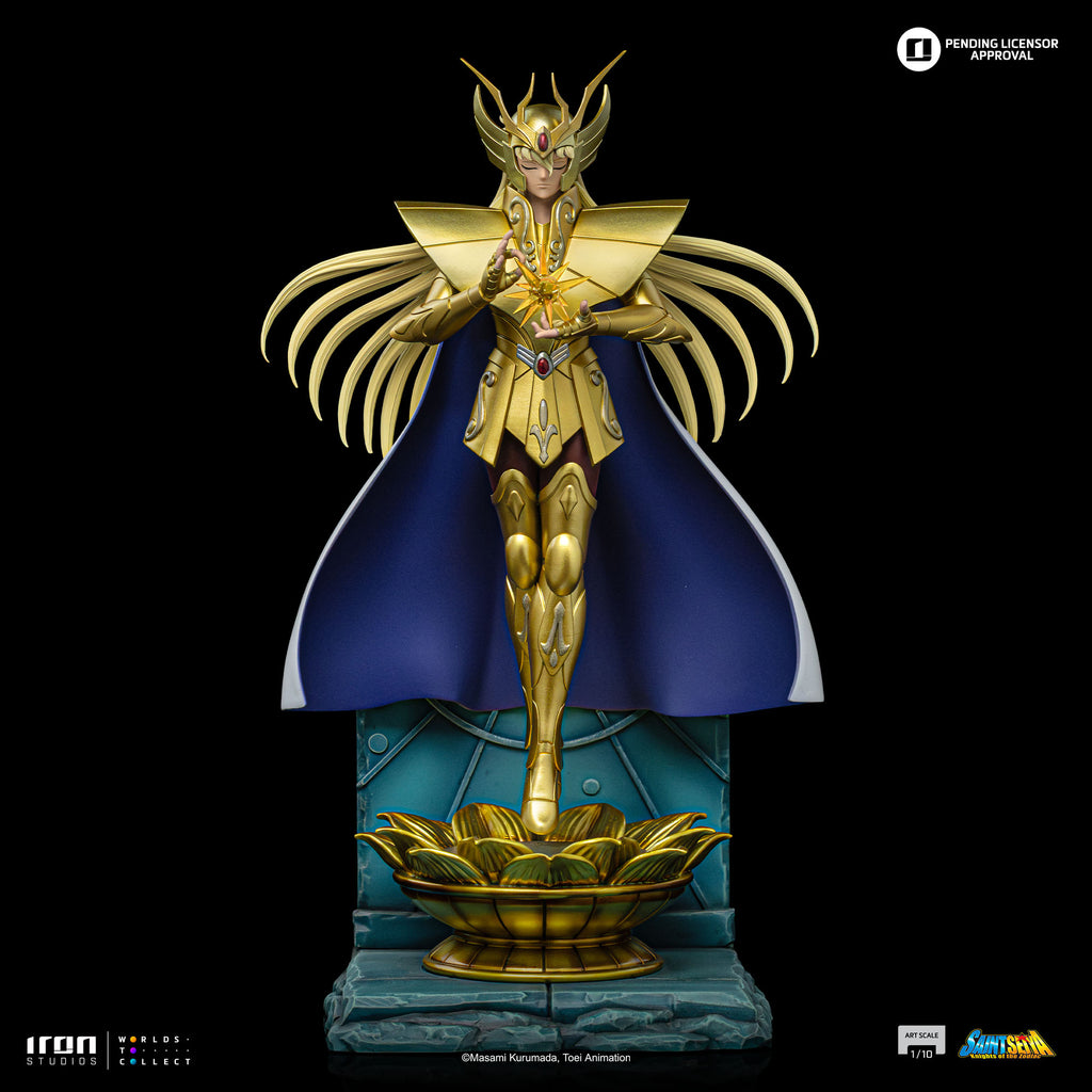 Estátua Shaka de Virgem - Os cavaleiros do Zodiaco - Art Scale 1/10 - Iron Studios
