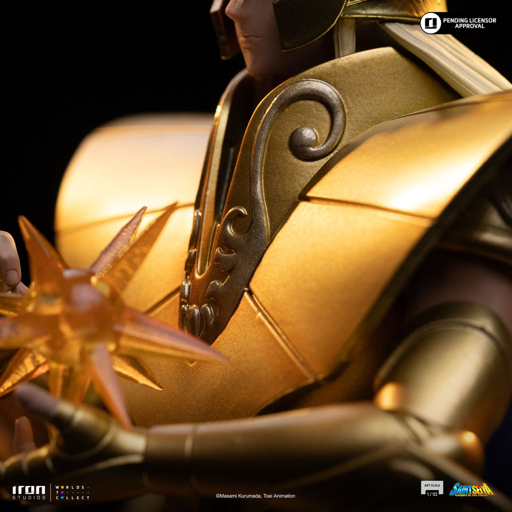 Estátua Shaka de Virgem - Os cavaleiros do Zodiaco - Art Scale 1/10 - Iron Studios