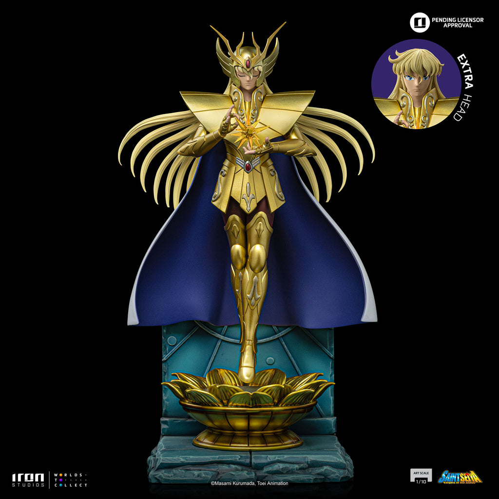 Estátua Shaka de Virgem - Os cavaleiros do Zodiaco - Art Scale 1/10 - Iron Studios