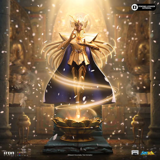 Voucher Pré-venda - Estátua Shaka de Virgem - Os cavaleiros do Zodiaco - Art Scale 1/10 - Iron Studios