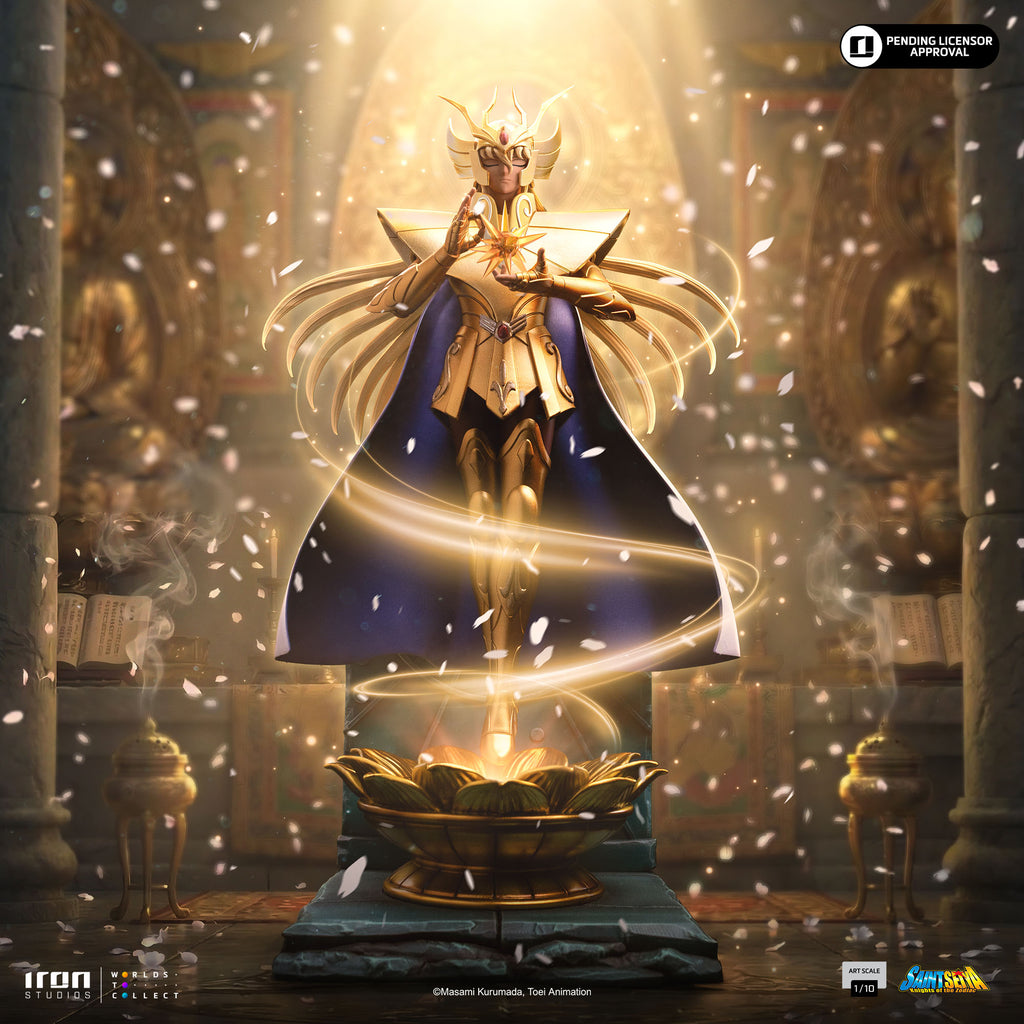 Estátua Shaka de Virgem - Os cavaleiros do Zodiaco - Art Scale 1/10 - Iron Studios