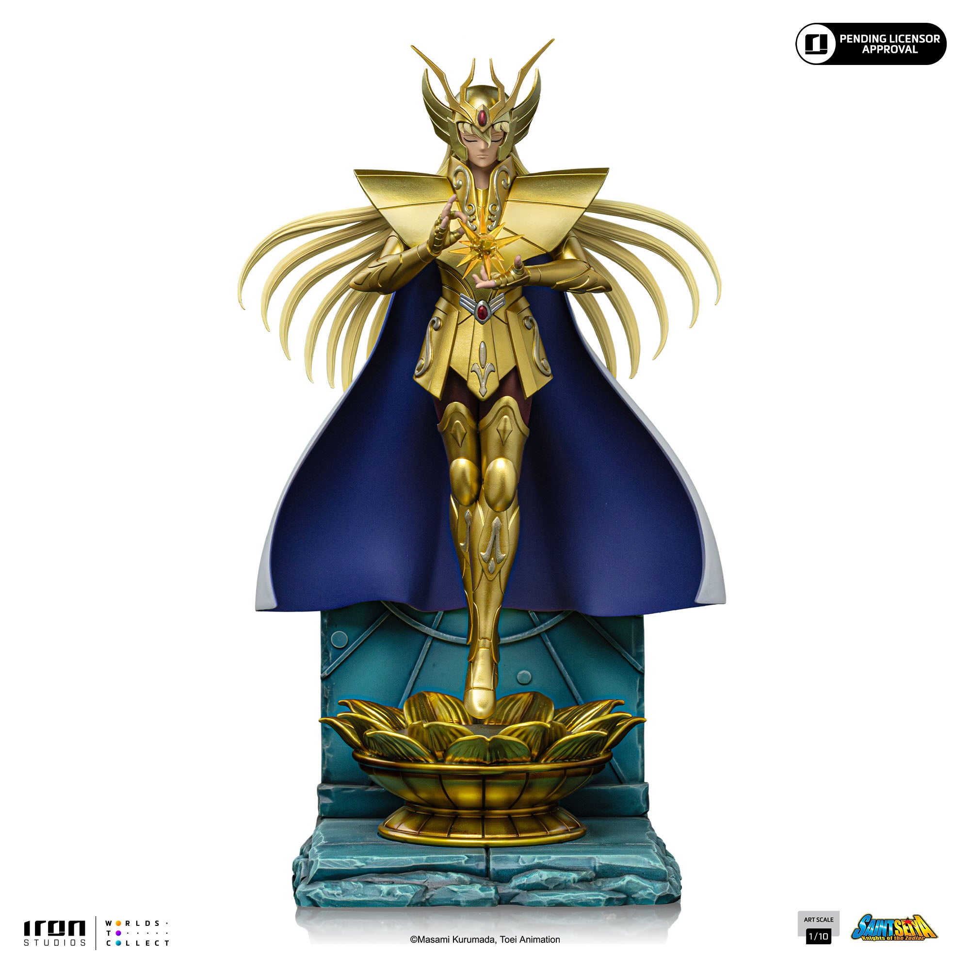 聖闘士星矢 Virgo Shaka Estátua Virgo Shaka - Saint Seiya - Art Scale 1/10 - Iron Studios