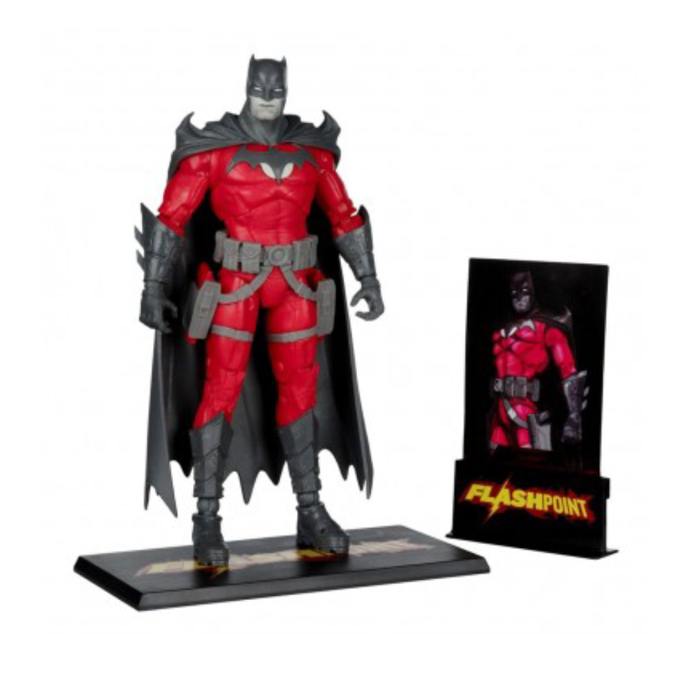 Figura Batman (Flashpoint)(B&W with Accent)(Gold Label) – DC Multiverse – 7” Scale – McFarlane