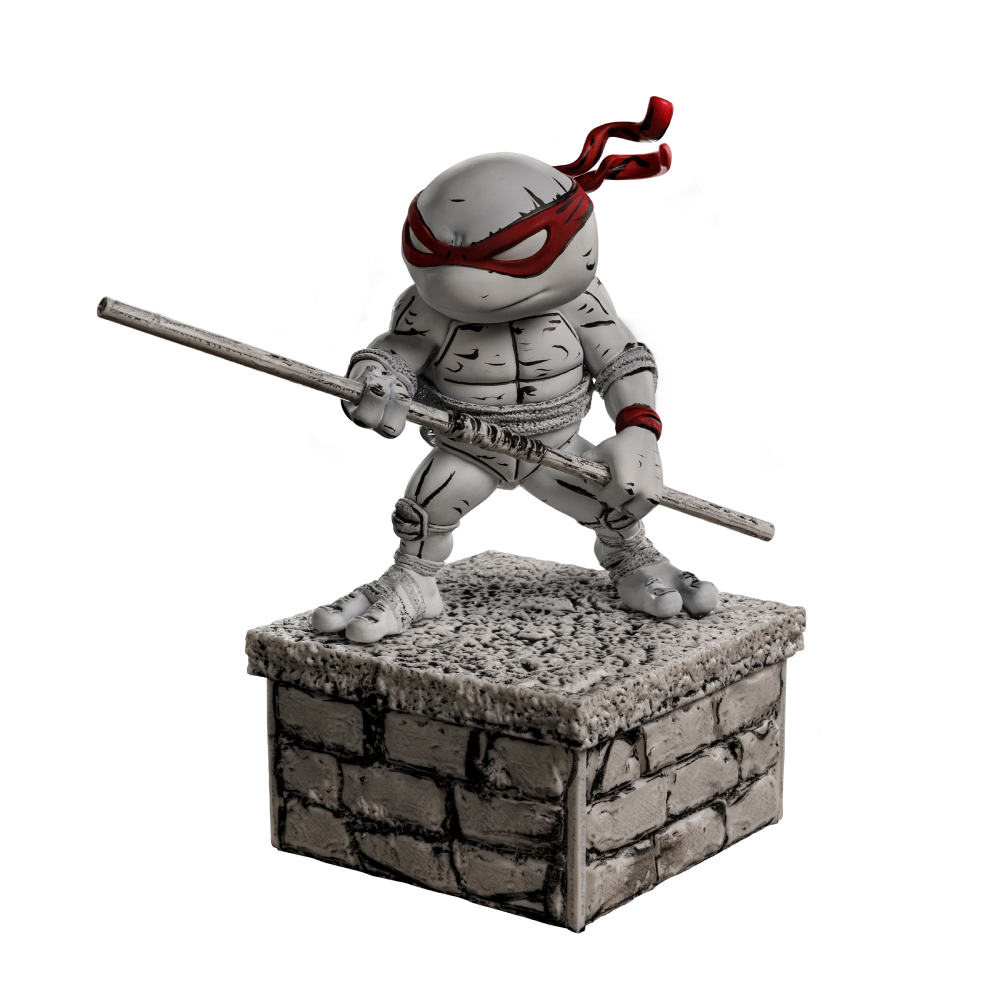 Estátua Donatello Comics  Black and White - TMNT - MiniCo - Iron Studios