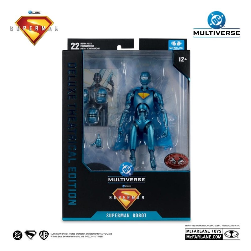 Figura Superman Robot #4 - Superman Movie - DC Movie - 7 Scale - McFarlane
