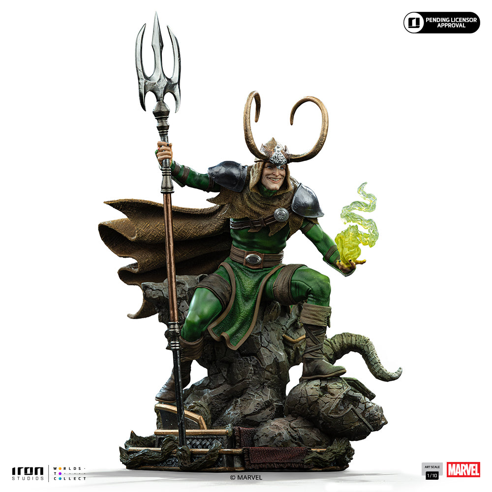 Estátuas do Loki, o Deus da Trapaça - Marvel | Iron Studios – Iron