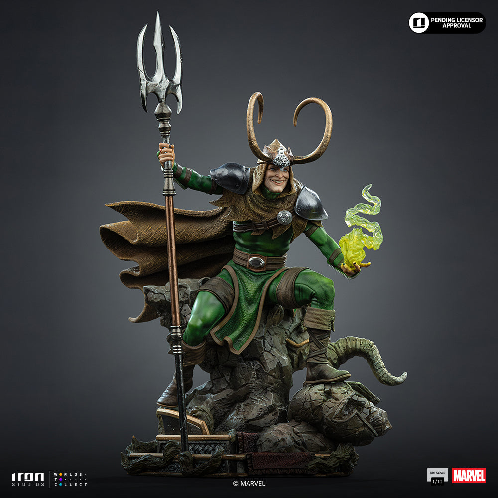 Estátua Loki Laufeyson - Marvel Comics - Art Scale 1/10 - Iron Studios