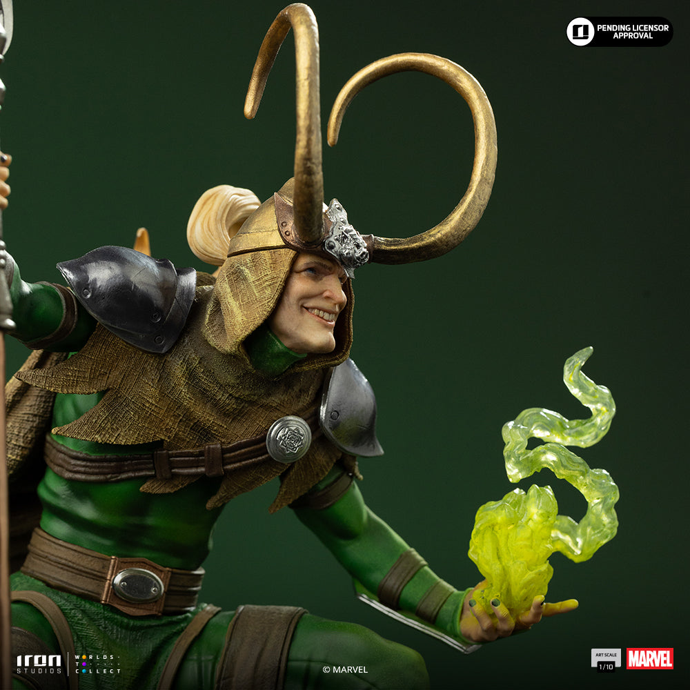 Estátua Loki Laufeyson - Marvel Comics - Art Scale 1/10 - Iron Studios