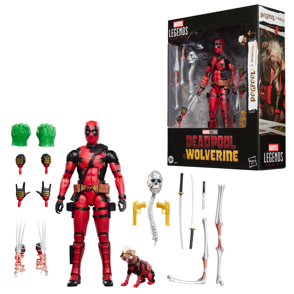Figura Deadpool + Dogpool Deliuxe - Marvel Legends Solid Deluxe - X-Men - Hasbro