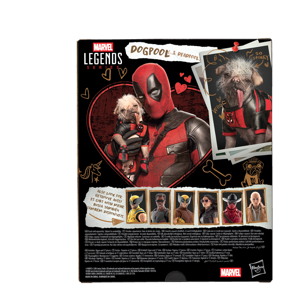 Figura Deadpool + Dogpool Deliuxe - Marvel Legends Solid Deluxe - X-Men - Hasbro