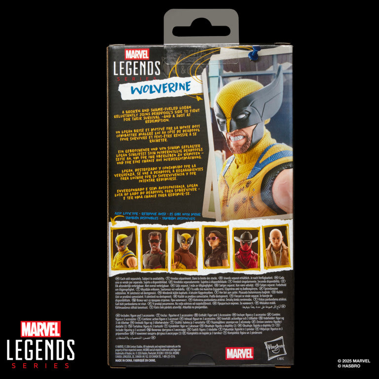 Pré-venda - Figura Wolverine Sleveless - Deadpool & Wolverine - Marvel Legends - Hasbro