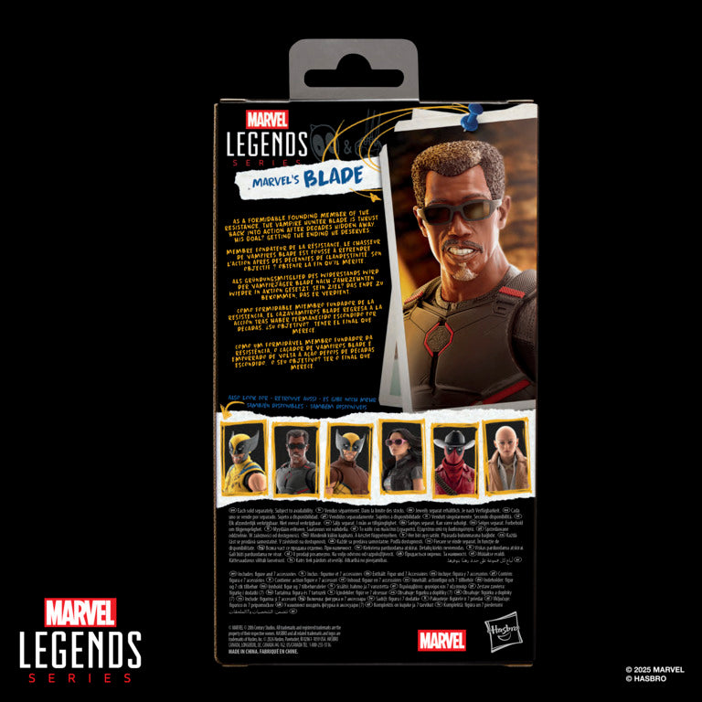 Figura Blade - Deadepool & Wolverine - Marvel Legends - Hasbro