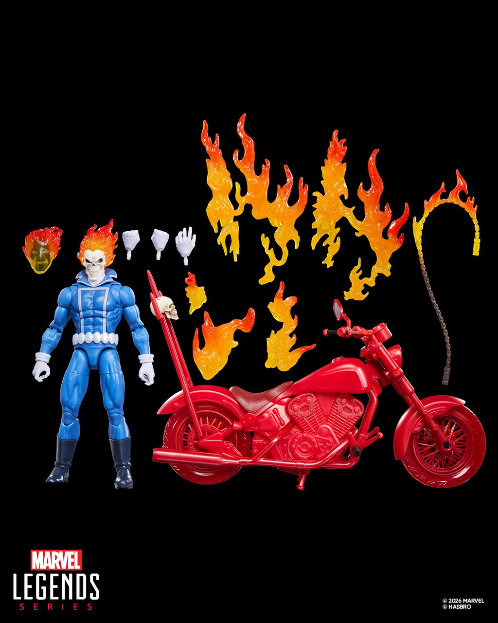Pré-venda - Figura Ghost Rider - Marvel Legends Green 2 - Hasbro