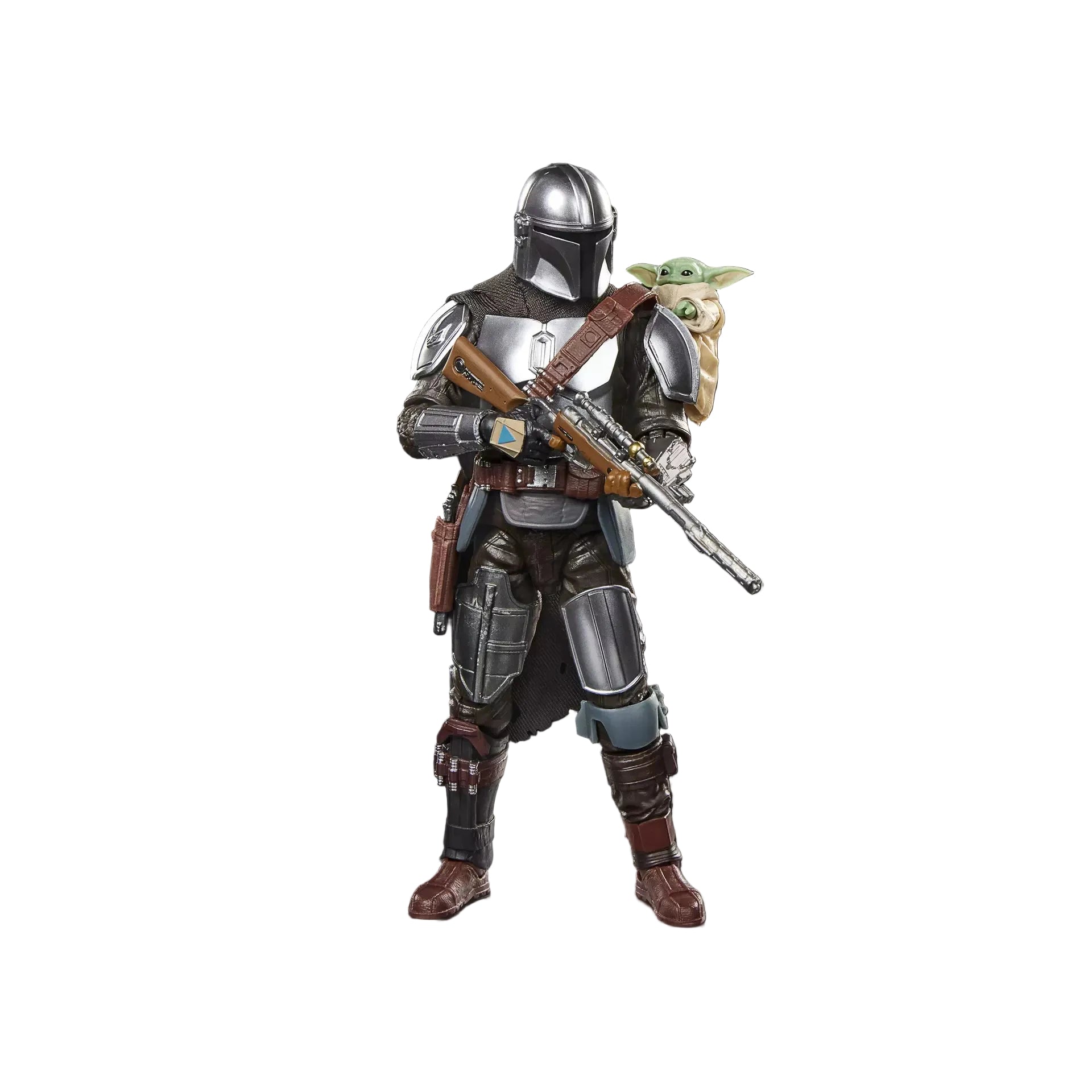 Pré-venda - Figura Mandalorian & Grogu - Star Wars Deluxe - Hasbro