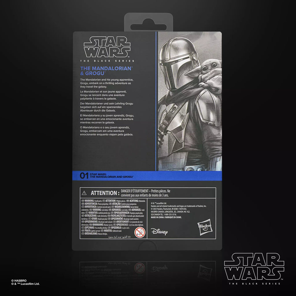 Figura Mandalorian & Grogu - Star Wars Deluxe - Hasbro