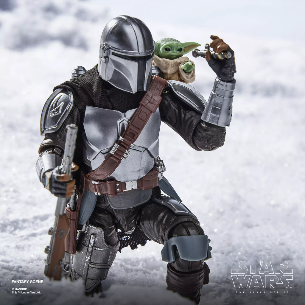 Figura Mandalorian & Grogu - Star Wars Deluxe - Hasbro