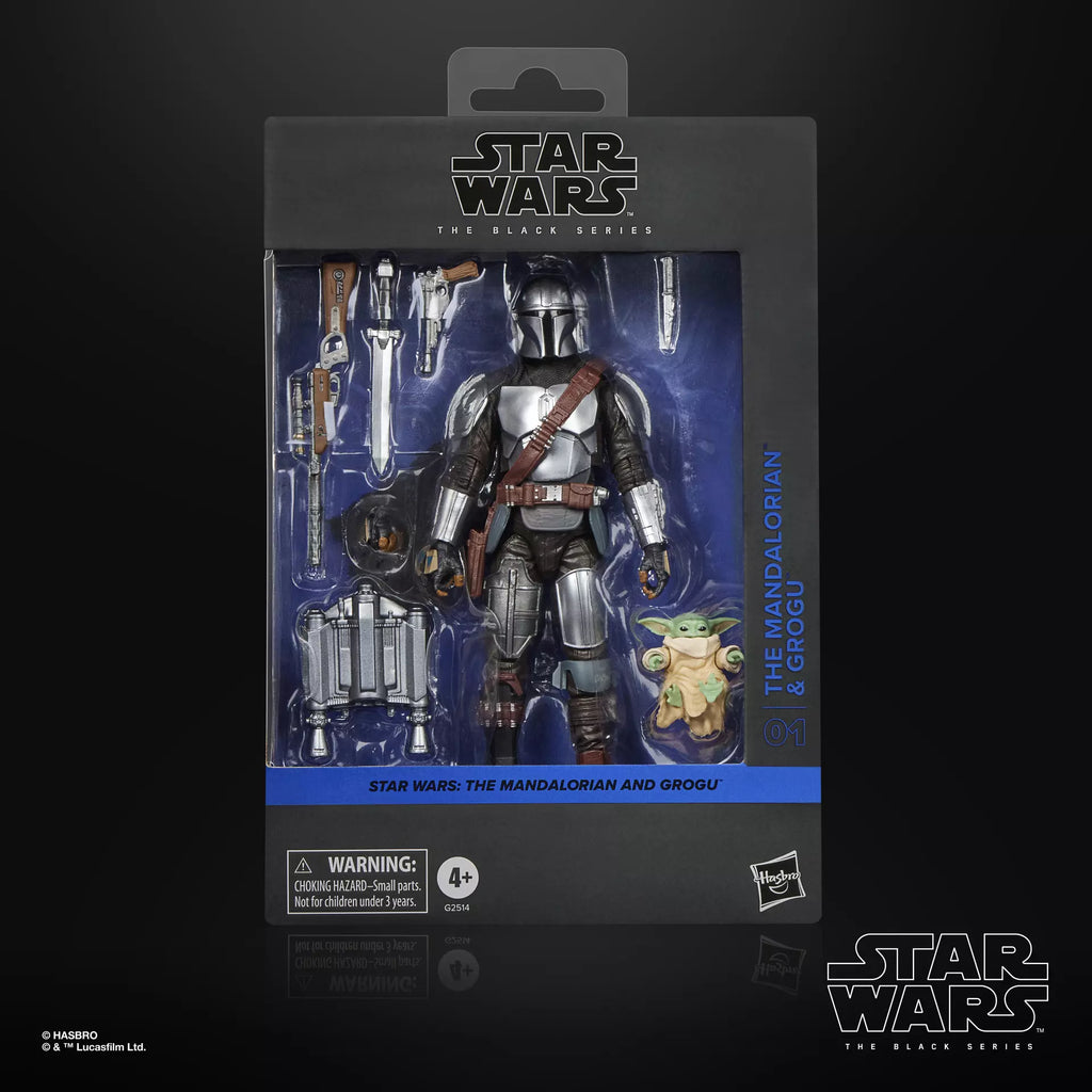 Figura Mandalorian & Grogu - Star Wars Deluxe - Hasbro