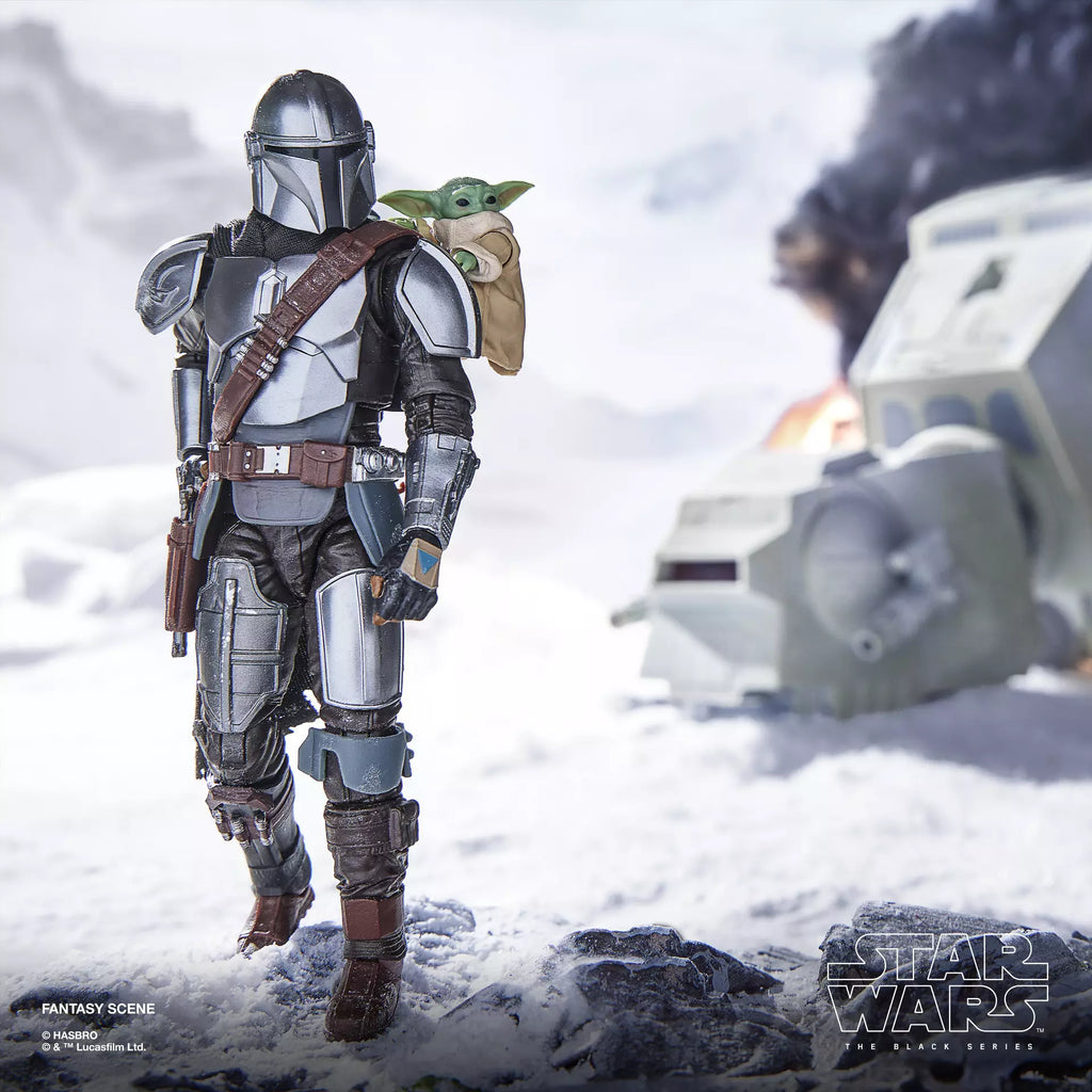 Figura Mandalorian & Grogu - Star Wars Deluxe - Hasbro