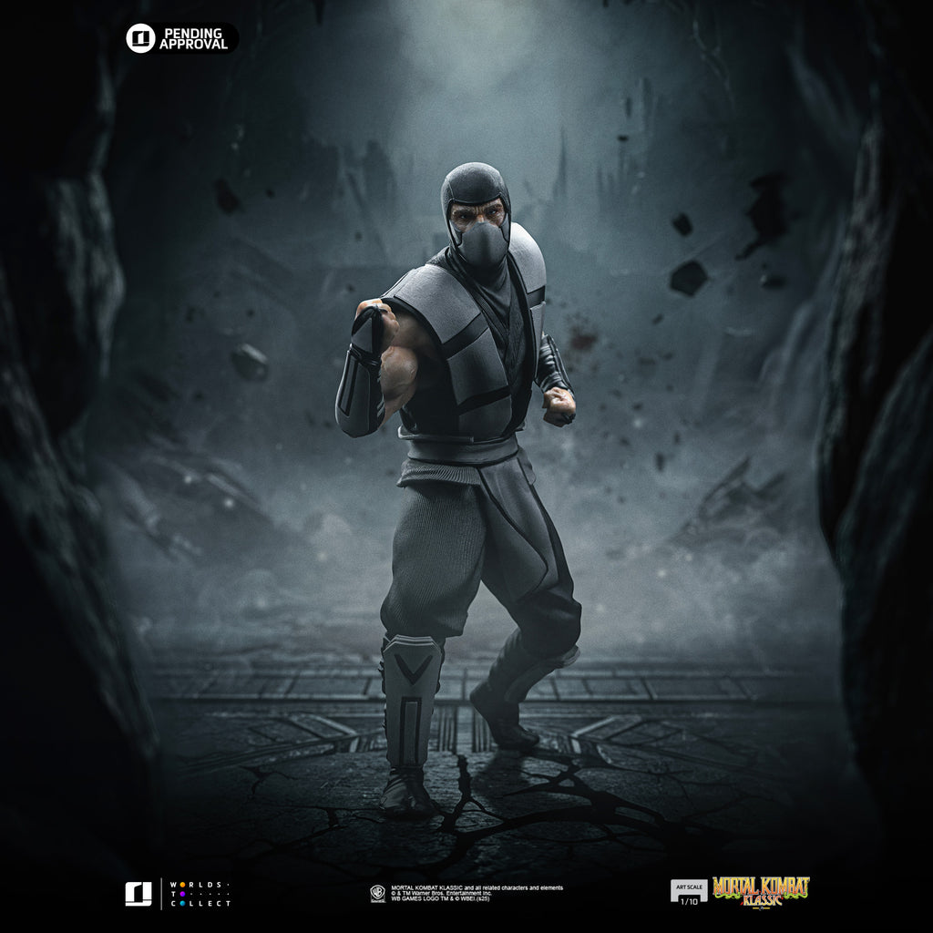 Estátua Smoke - Mortal Kombat - Art Scale 1/10 - Iron Studios (MK Ninjas)