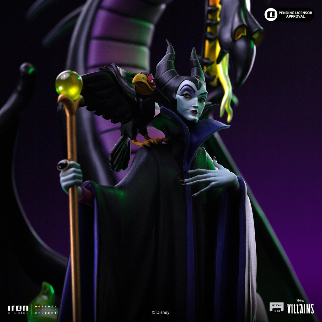Estátua Maleficent - Disney's Villains - Art Scale 1/10 - Iron Studios