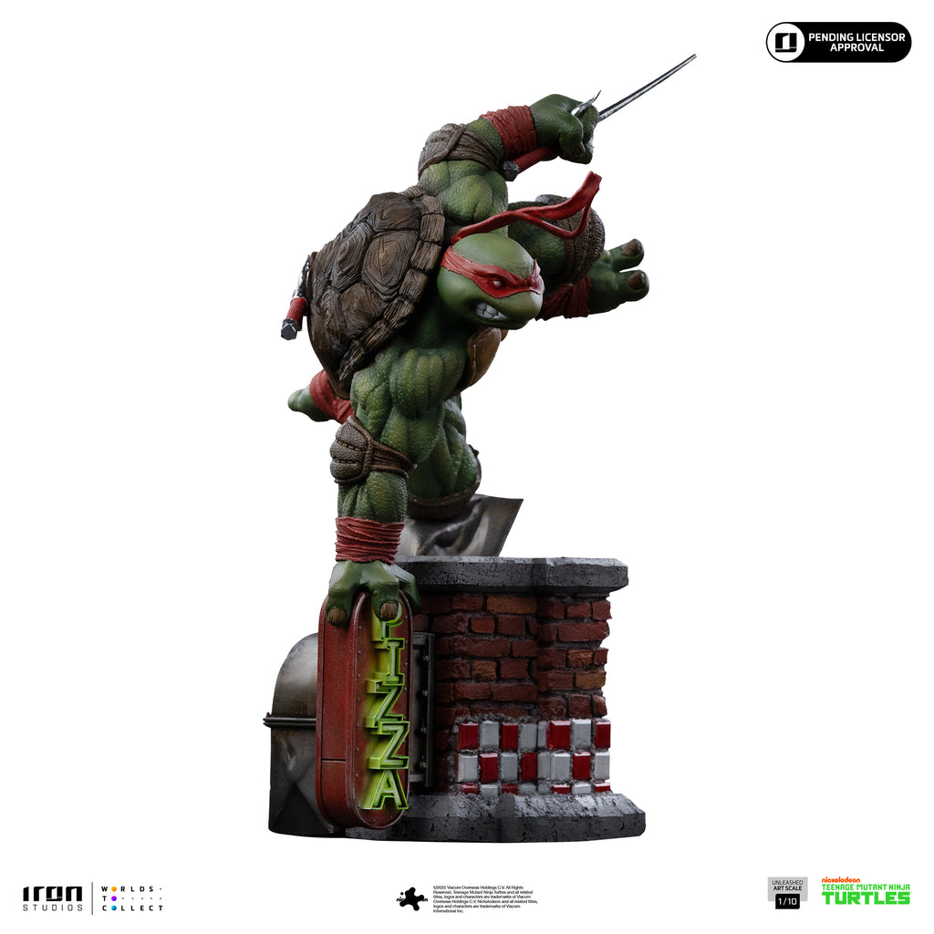 Estátua Raphael - TMNT - Unleashed Art Scale 1/10 - Iron Studios