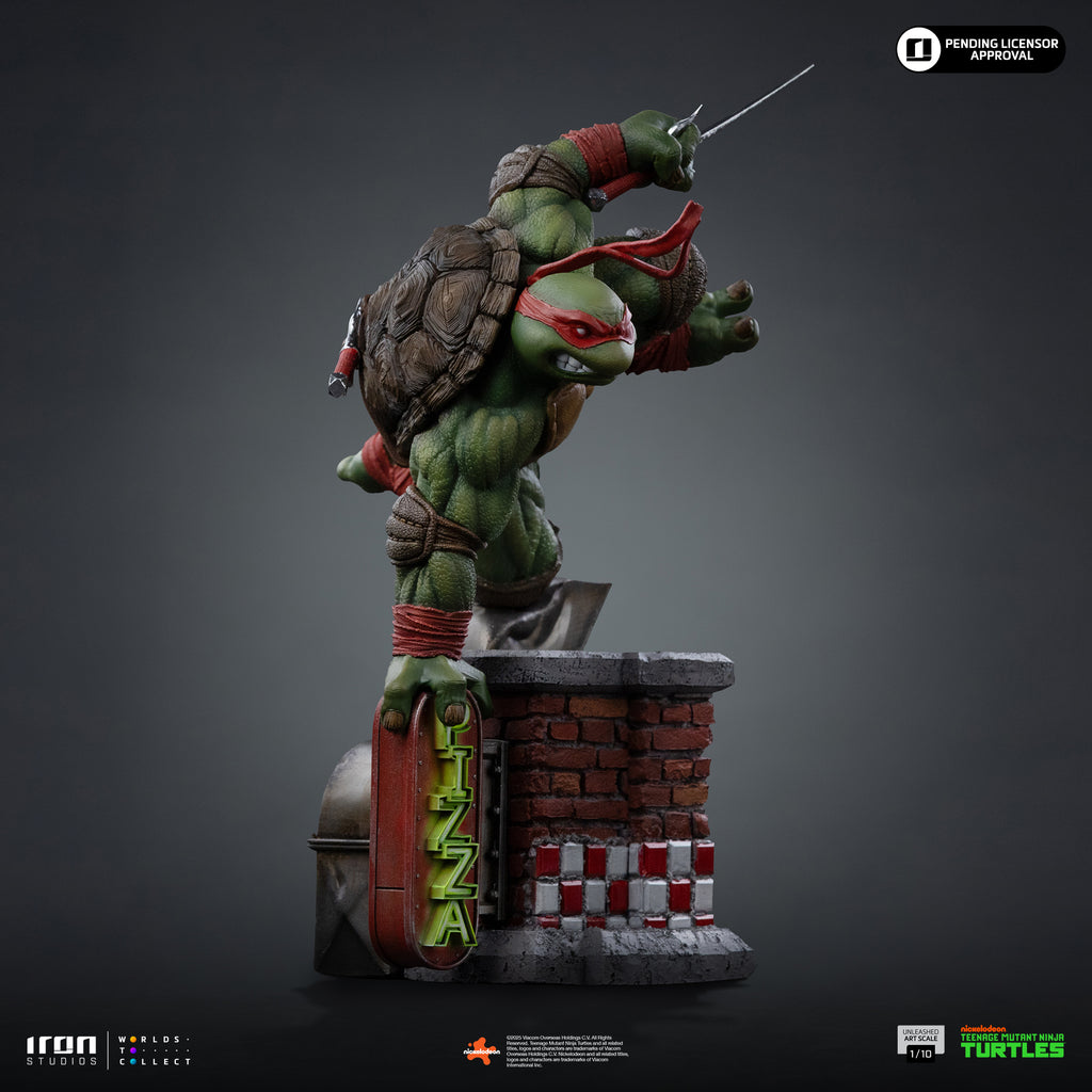 Estátua Raphael - TMNT - Unleashed Art Scale 1/10 - Iron Studios